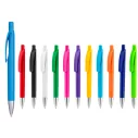 Full Renkli Gövdeli ve Gümüş Uçlu Plastik Tükenmez Kalem - 1