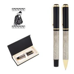 Kabartma Figürlü Roller & Tükenmez Kalem - 4