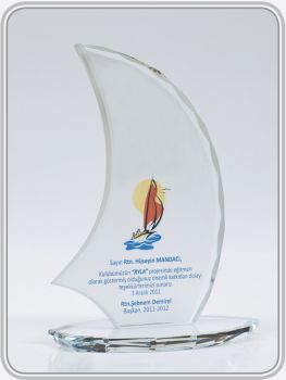KRİSTAL PLAKET - 90175 - 1