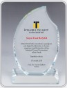 KRİSTAL PLAKET ( BEYAZ KUTULU ) 90195 - 1