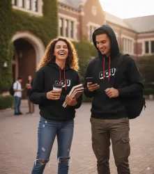 Nakış ve Baskı Seçenekli Kurumsal Kapşonlu Sweatshirtler - 2