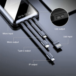 PB-4004 Siyah 10.000 mAh Powerbank - 