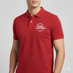 Polo Yaka Baskılı Tişört 1. Kalite - 4