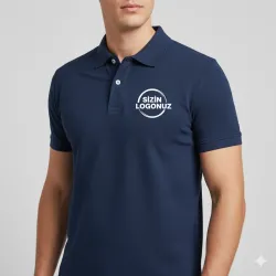 Polo Yaka Baskılı Tişört 1. Kalite