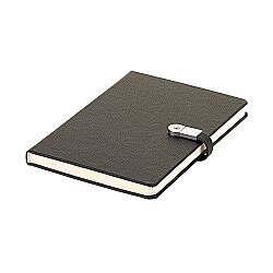 Termoderi Kapaklı USB'li Defter ( 13 x 21 cm ) - 4