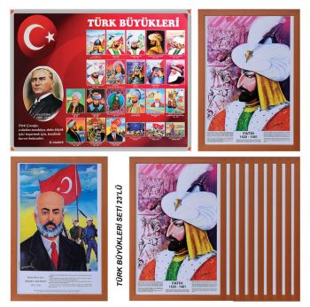 Türk Büyükleri eğitim panosu - 1