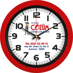 V30-346-K Plastik Duvar Saati - 1