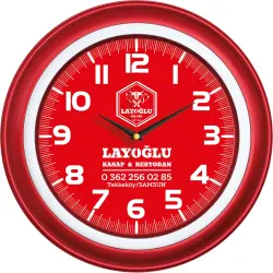 V30-509 Plastik Duvar Saati - 1