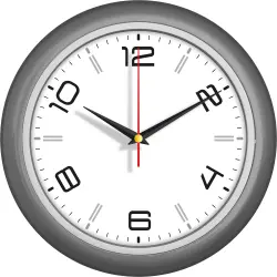 V30-510 Plastik Duvar Saati - 1