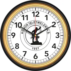 V30-523 Plastik Duvar Saati - 1