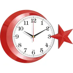 V30-536-B Plastik Duvar Saati - 1