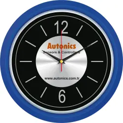 V30-606 Metal Kadranlı Plastik Duvar Saati - 1