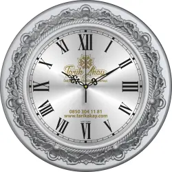 V30-660 Metal Kadranlı Plastik Duvar Saati - 1