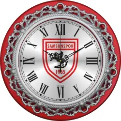 V30-660 Metal Kadranlı Plastik Duvar Saati - 1