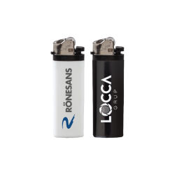 YMN-224 Beyaz I-Lighter Mi̇di̇ Taşlı Si̇boplu Çakmak - 