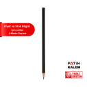 YUVARLAK NATUREL KURŞUN KALEM SİYAH - 1
