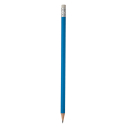 YUVARLAK SİLGİLİ NATUREL KURŞUN KALEM MAVİ - 2